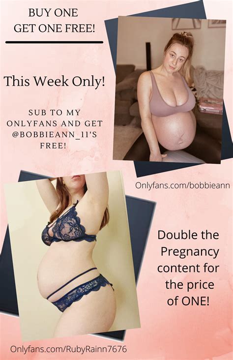 Special January deal for you pregnancy content lovers! BOGO deal with