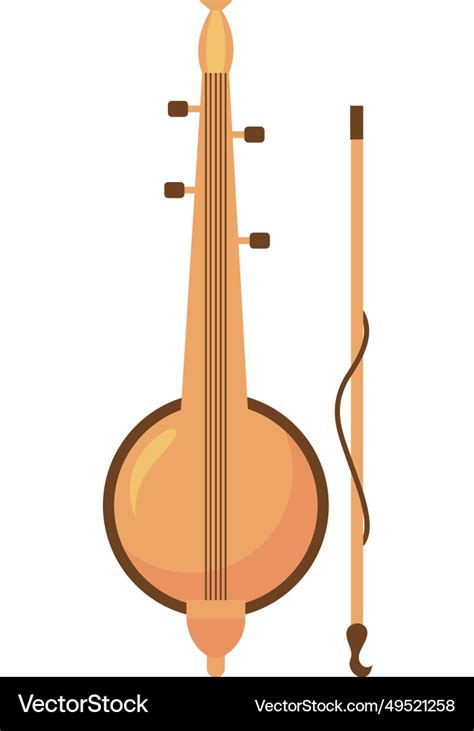 Indonesia rebab instrument Royalty Free Vector Image