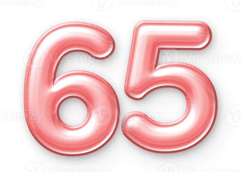 number balloon pink  png