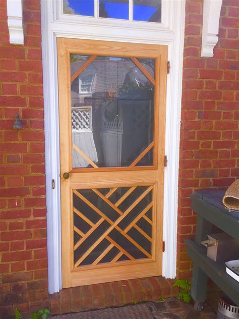 Cypress storm door with plexiglass inserts. : r/woodworking