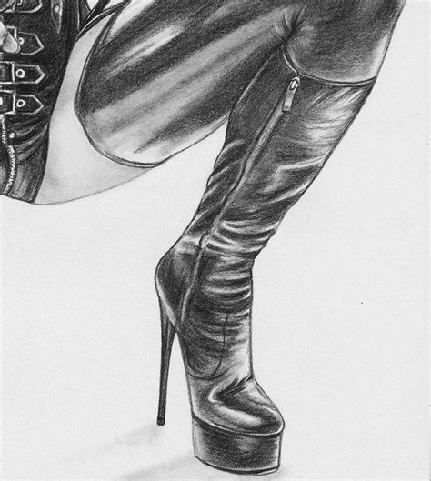 Dominatrix Original Art Hand Drawing 187 Mature Femdom Art - Etsy UK