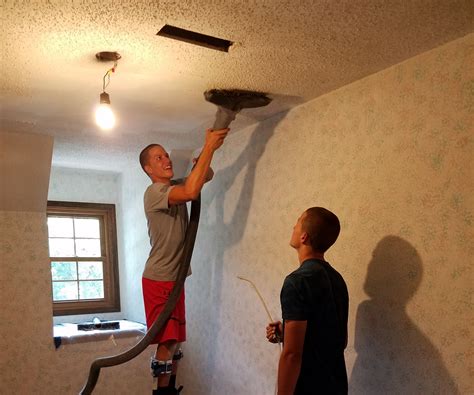 How To Take Off Popcorn Ceiling