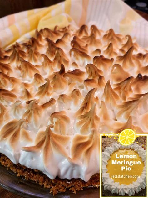 Lemon Meringue Pie With Graham Cracker Crust Recipe - Jett's Kitchen