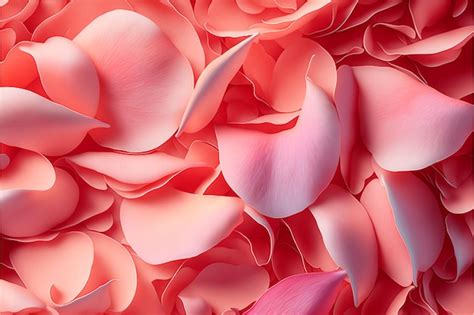 Premium Photo | Abstract background of pink petals