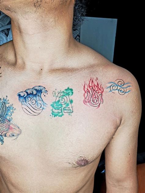 Real Life Airbender Tattoos