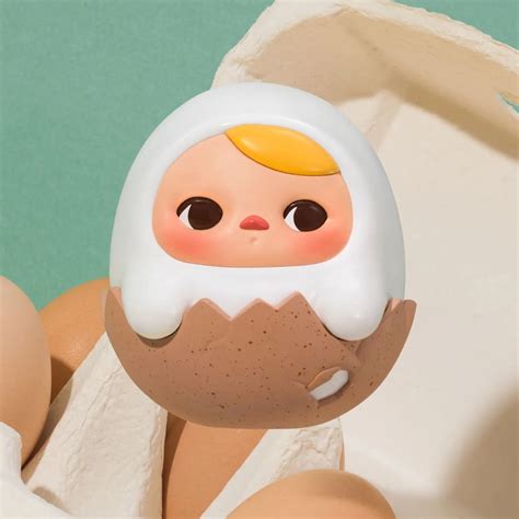 popmart pucky egg beanie figurines hard boiled tamago sushi