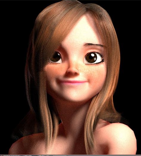 Animated Girl head Practice, Jay Choi | Head tilt animation, Hair flow