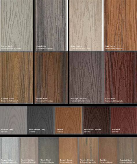 Trex Decking Colors Chart On Sale | nationaldefensepac.org