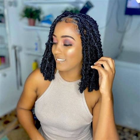 short natural hair twist styles