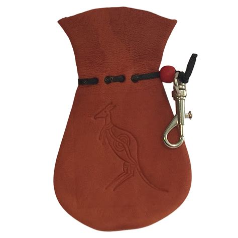 aussie kangaroo scrotum coin pouch  keychain
