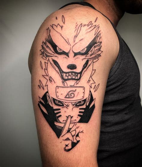 Naruto And Kurama Tattoo