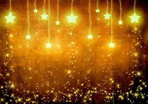 Beautiful Stars Light Gold High Quality In HD Wallpaper Background – Wallsev.com – Download Free ...