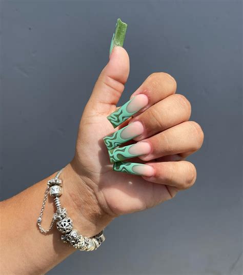 23 Olive Green Ombre Nails That Are Anything but Basic - Nail Designs Daily