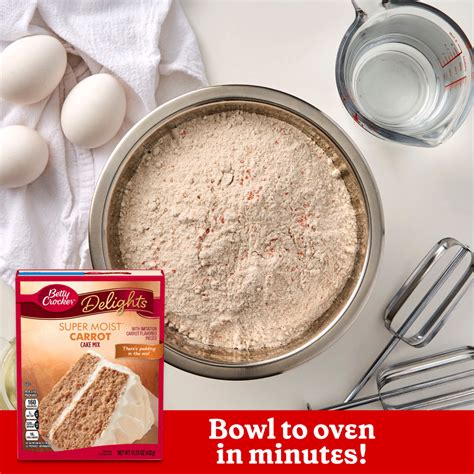 betty crocker super moist carrot cake mix  canadian