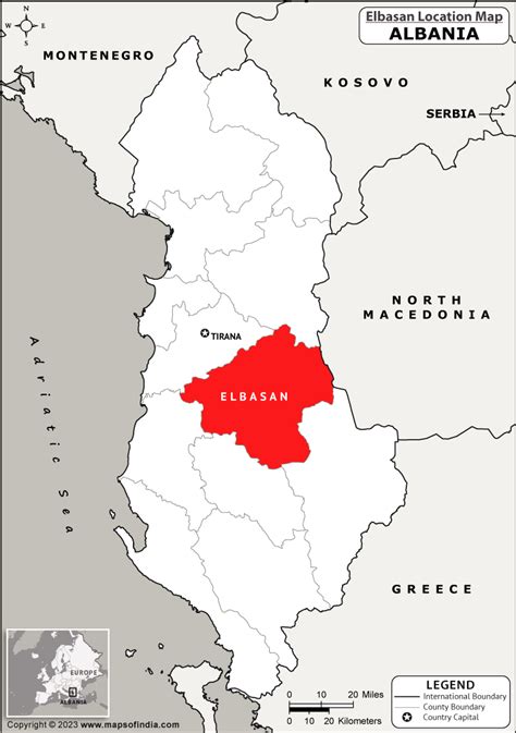 elbasan located  albania elbasan location map   albania
