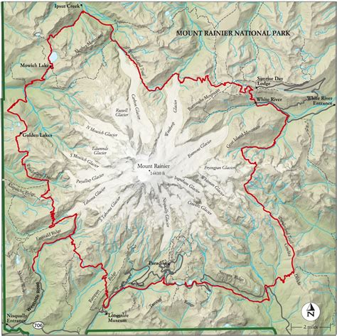 Best Mount Rainier National Park Hike, Trail Map -- National Geographic