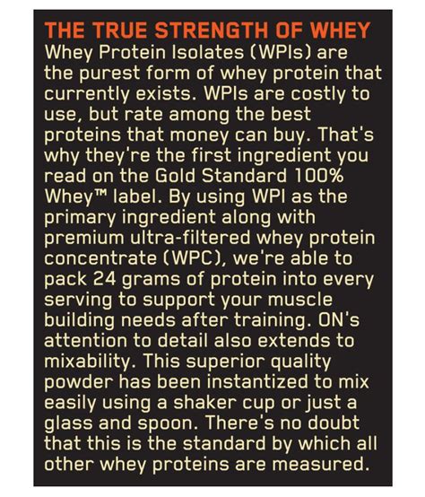 on gold standard whey ROCKY ROAD (28 SERVINGS) 907 gm: Buy on gold ...