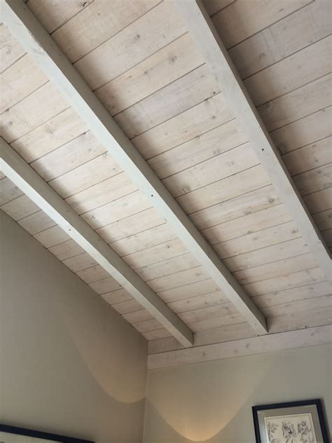 Velvet & Linen | Painted wood ceiling, Wood beam ceiling, Reclaimed