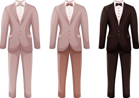 conjunto de trajes de hombre de dibujos animados traje de boda de