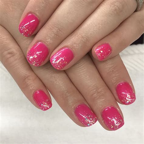 Pink Sparkle Nail Polish | Mary D Nails