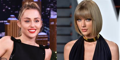 Miley Cyrus Says Taylor Swift "Tops" on Twitter - Best Reactions to ...