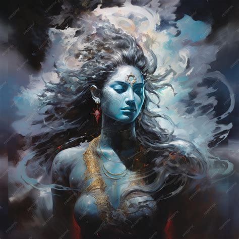 Premium Photo | Goddess Parvati Devi Goddess Parvati Devi poster design