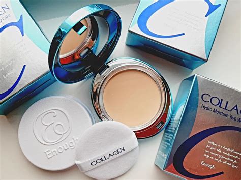 Зволожуюча колагенова пудра enough collagen hydro moisture two way cake ...