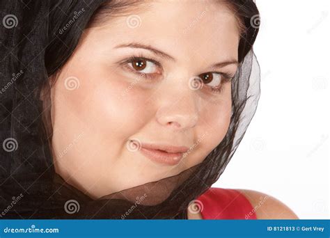 full face stock image image  young portrait hair