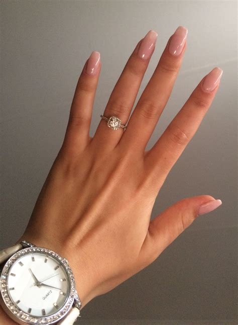 Nude pink coffin nails | Coffin nails designs, Perfect nails, Gel nails
