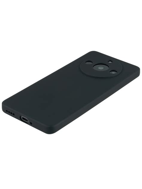Силиконовый чехол Soft edge для Realme 11 Pro черный матовый - Москва