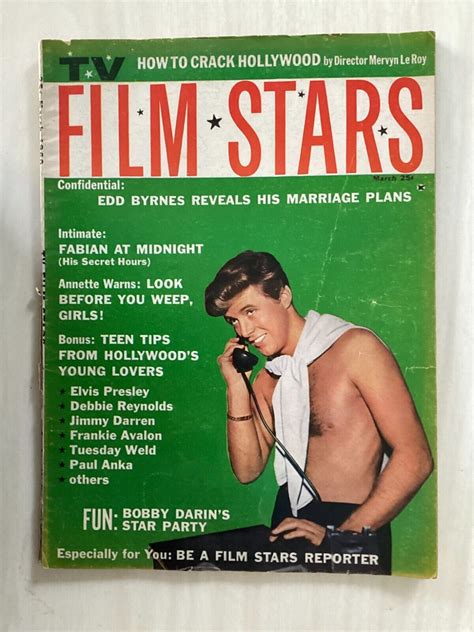 TV FILM STARS - March 1960 - RARE! - MICHAEL CALLAN, ANNETTE FUNICELLO
