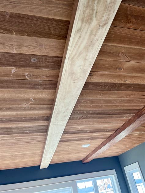 installing cedar ceiling planks installing wood ceilings cost