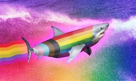 LGBTQ+ statue Progress Shark is the gay icon we didnt know we needed 