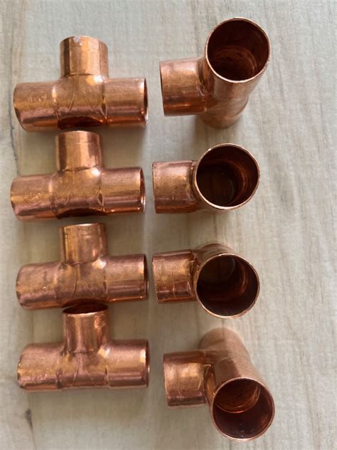 3/4" Copper Tee - Elkhart Products Corporation - 8 Pack - Solder