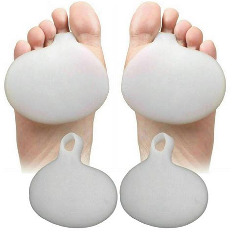 2x Gel Metatarsal Sore Ball of Foot Pain Cushions Pads Insoles Forefoot