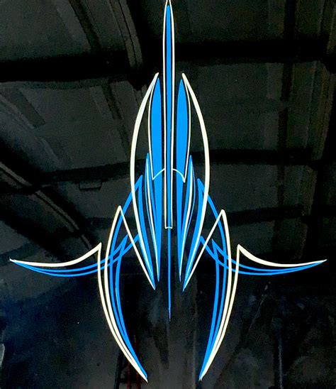 Pinstriping by 'Blu' | Pinstriping designs, Pinstripe art, Sign ...