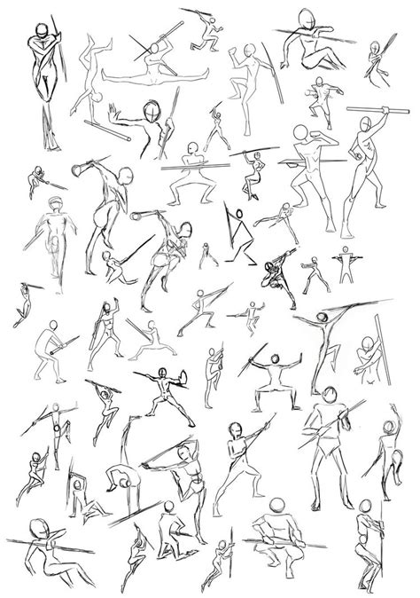 Battle Poses Drawing at GetDrawings | Free download