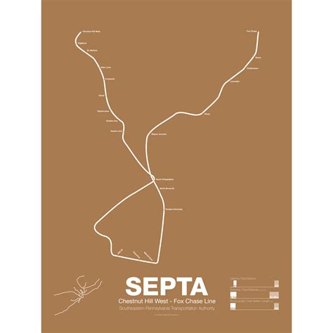 Timetable for the SEPTA Chestnut Hill West Regional Rail Line
