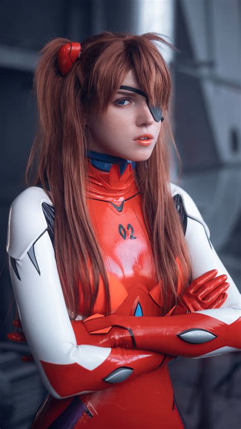neon genesis evangelion, asuka langley soryu, anime girl, anime, hd, 4k