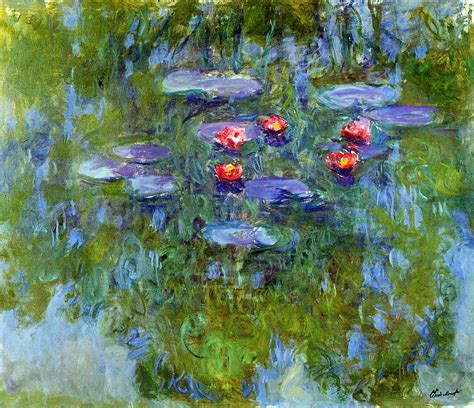 Water Lilies, 1916 - 1919 - Claude Monet - WikiArt.org