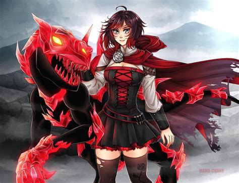 Ruby's Crystal Grimm (Art by manu-chann) : r/RWBY