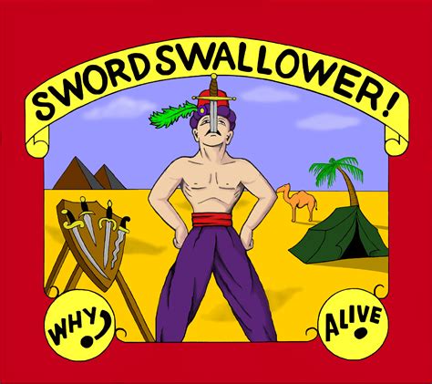 Sword Swallowing – Dai Andrews