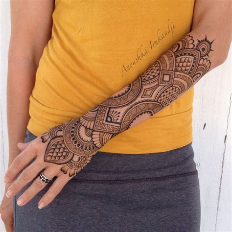 Pin by Romi on Henna art | Henna sleeve, Henna art designs, Henna ...