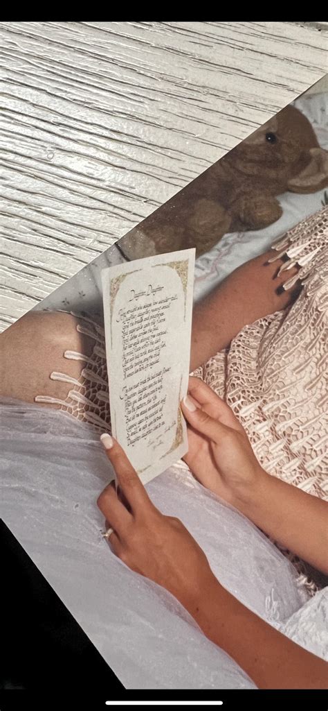 Does anyone know this poem from 1980? My nana gave it to my mom on her