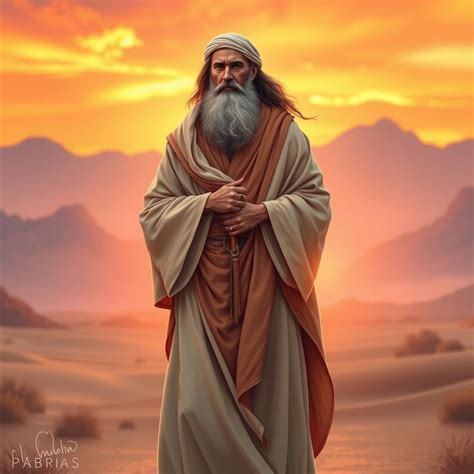 majestic portrait  prophet ibrahim abraham