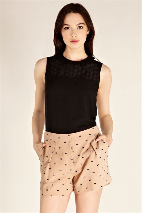 lace insert top love    patterns  high fashion street