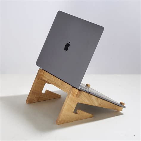 laptop stand wood laptop stand wooden laptop stand etsy uk