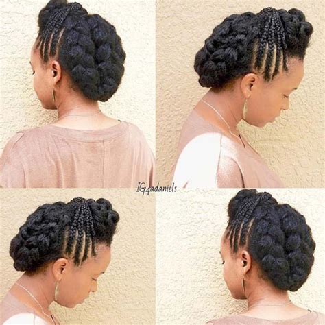 40 Elegant Natural Hair Updos For Black Women - Coils and Glory