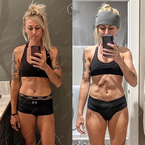 Unbelievable Body Transformation Before and After Picture | Premium AI