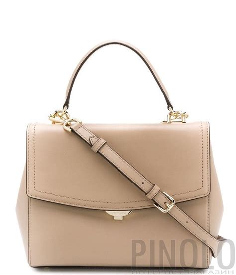 Кожаная сумка Michael Kors Ava Medium с короткой ручкой и плечевым ...
